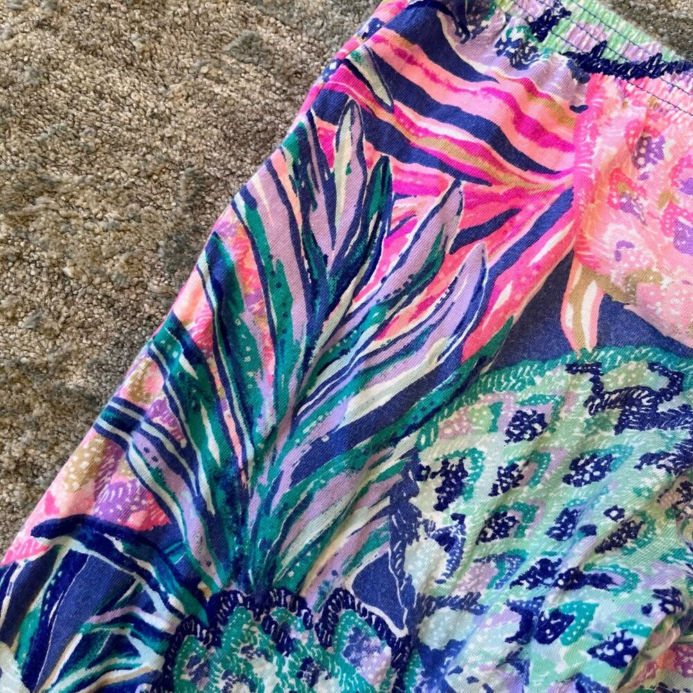 Lilly Pulitzer Girls Destan Pant Multi Gypset Paradise M 6-7 - Picture 6 of 9